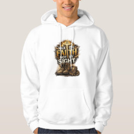 Gå genom tro, inte genom syn hoodie
