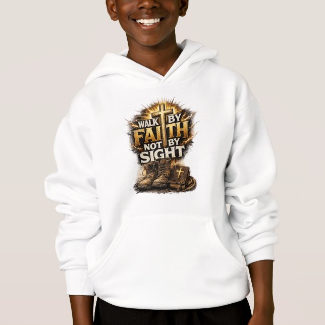 Gå genom tro, inte genom syn t shirt (Framsida)