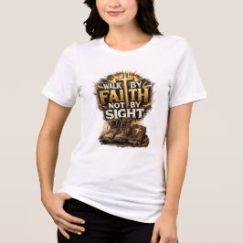 Gå genom tro, inte genom syn t shirt
