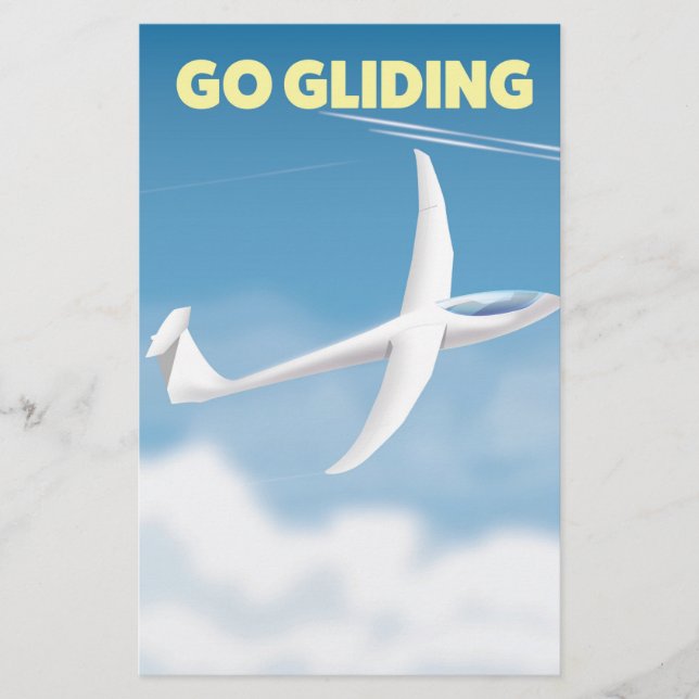 Gå glidflygning brevpapper (Framsida)