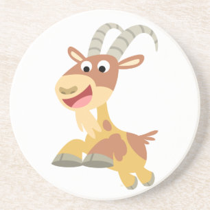 Gå, Goat! (söt tecknad get) Underlägg