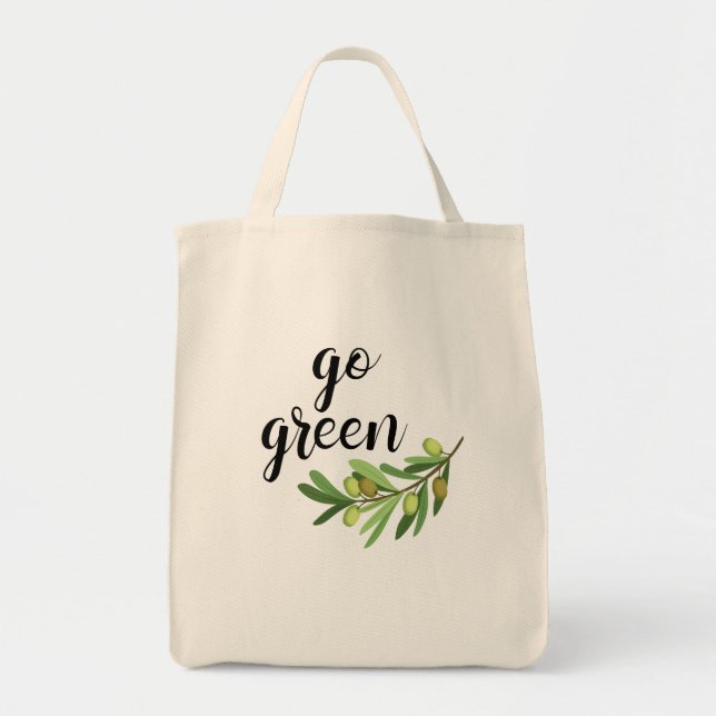 Gå Green Livsmedel Tygkasse (Framsidan)