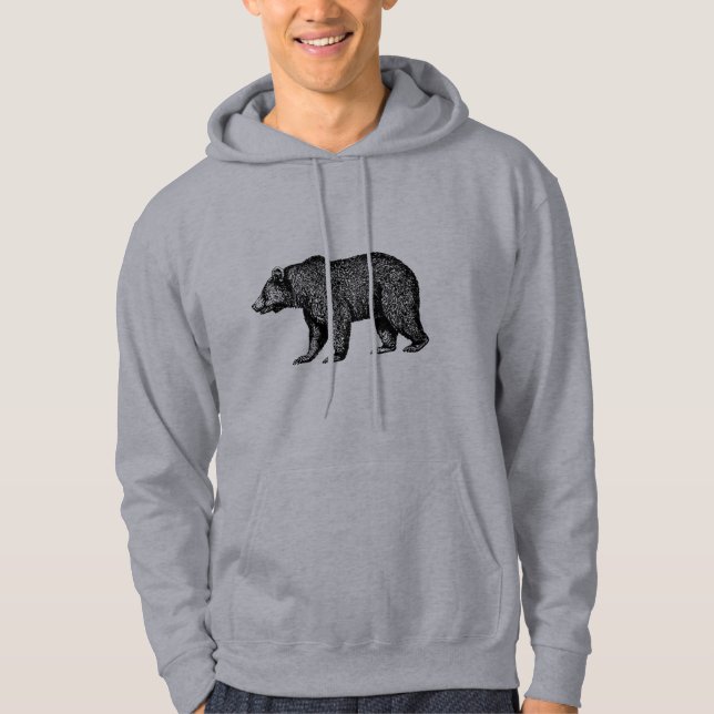 Gå Grizzlybjörnen Sweatshirt (Framsida)