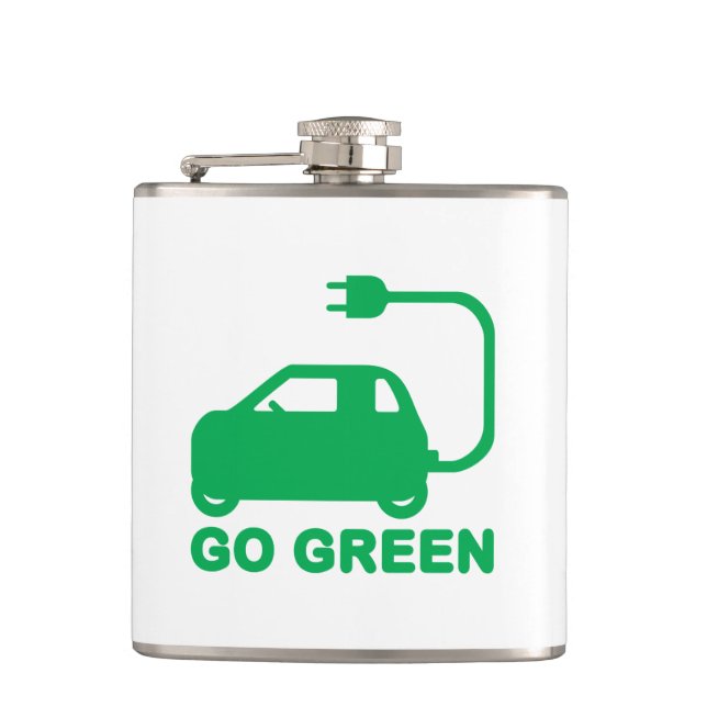 Gå grön ~ Drive Electric Cars Fickplunta (Framsidan)