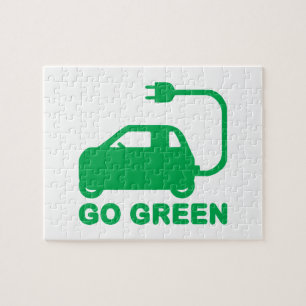 Gå grön ~ Drive Electric Cars Pussel