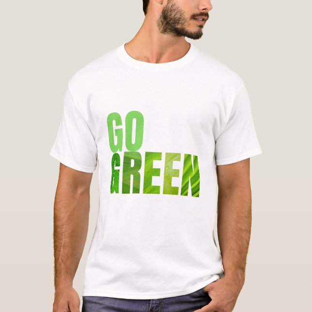 Gå grön t shirt (Framsida)