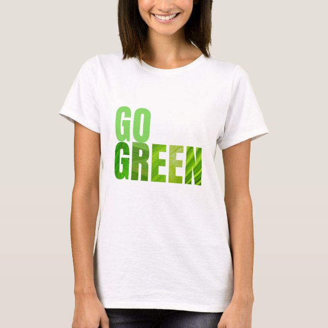 Gå grön t shirt (Framsida)