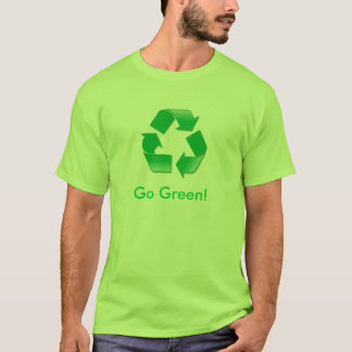 Gå grön t-shirt
