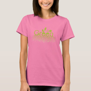 Gå grön T-shirt/Earth Day T-shirt