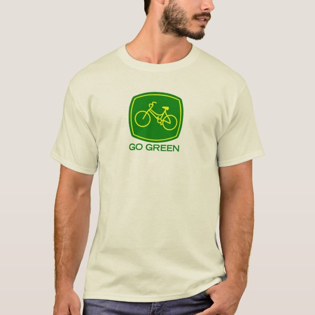 Gå grön tee shirt (Framsida)