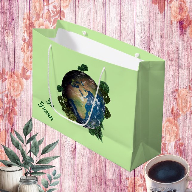 Gå gröna trädgårdsmästare (Go Green Gardeners Large Gift Bag)