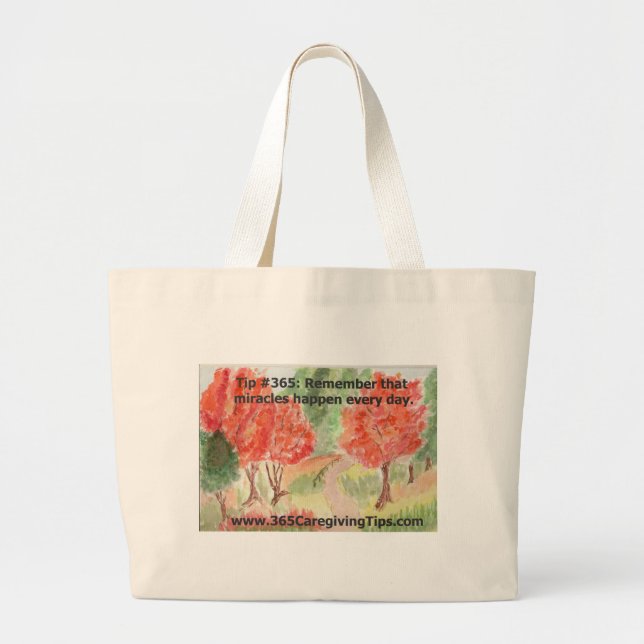 Gå hänger lös (stort) jumbo tygkasse (Framsidan)