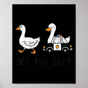 Gå Har till Fånig Car Funny Animal Manar Wome Poster