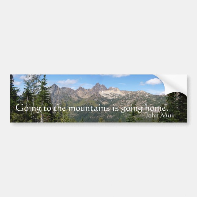 Gå hem citationstecken bildekal (Framsidan)