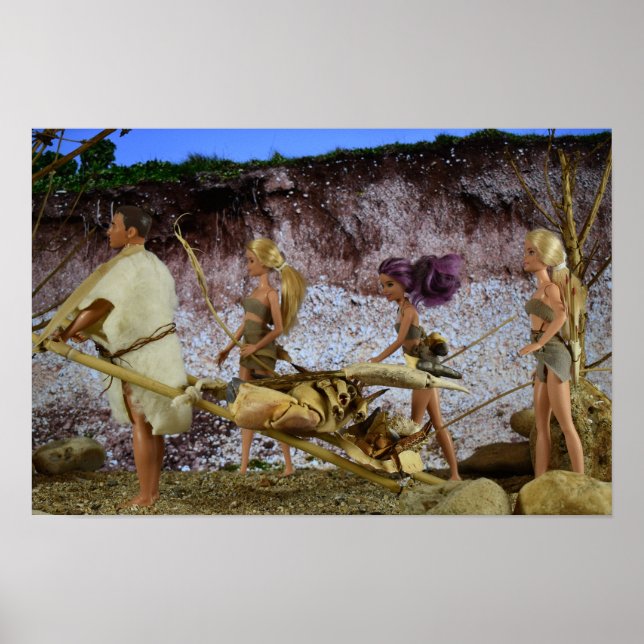 Gå hem efter jakten. poster (Framsidan)