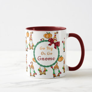 Gå hem eller hem, Cute Tecknad Gnome Mugg