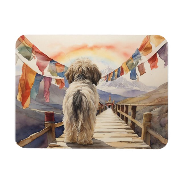 Gå hem. En vy av regnbågsbron Magnet (Horisontell)