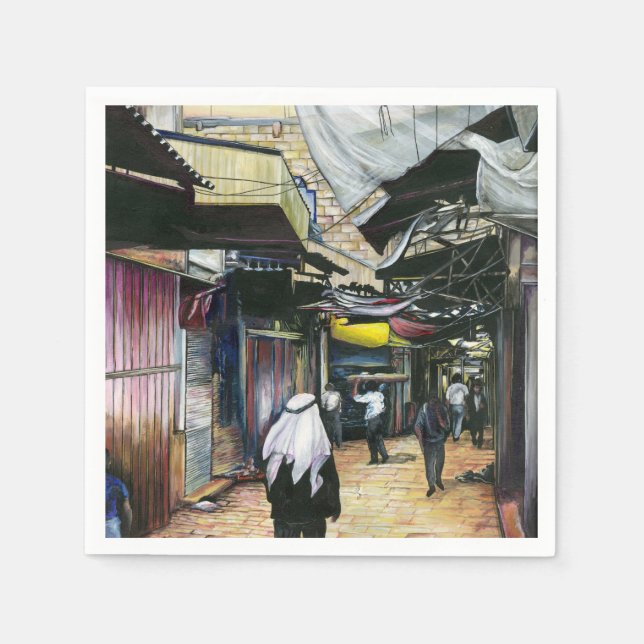 Gå hem genom antiken, Gamla Jerusalem Pappersservett (Framsidan)