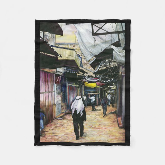 Gå hem genom Antiquity, Jerusalem Fleecefilt (Framsidan)