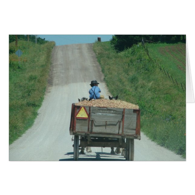 Gå hem hälsningskort (Framsidan Horizontal)