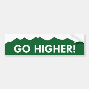 Gå Higher! Colorado bergbildekal Bildekal
