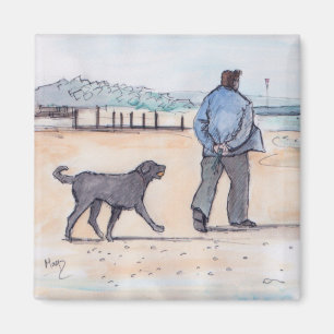 gå hunden - 07 magnet