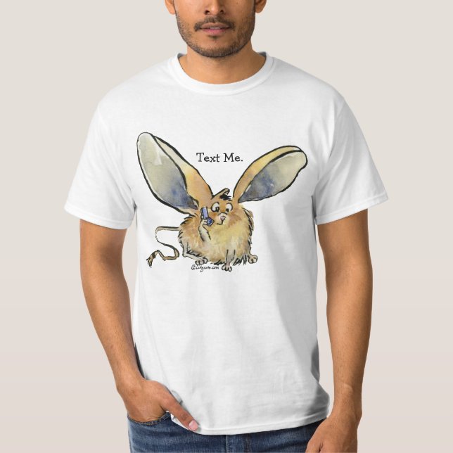 Gå i ax Jerboa för tecknad Long T-tröja T-shirt (Framsida)