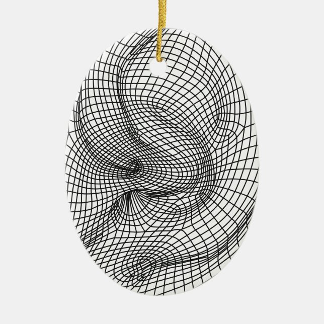 gå i ax julgransprydnad keramik (Framsidan)