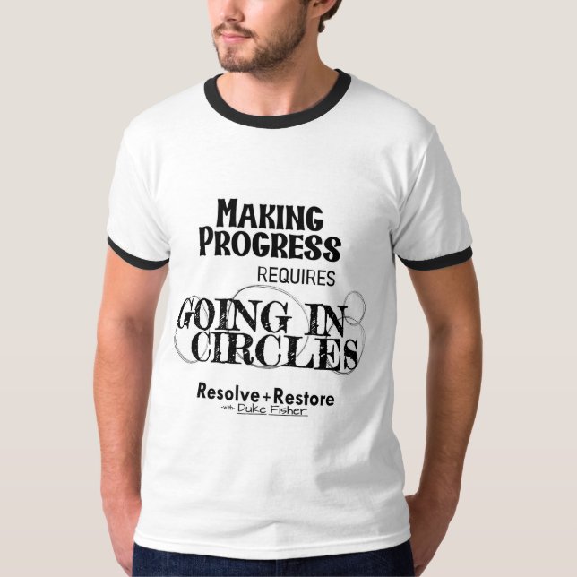 Gå i cirklar t shirt (Framsida)