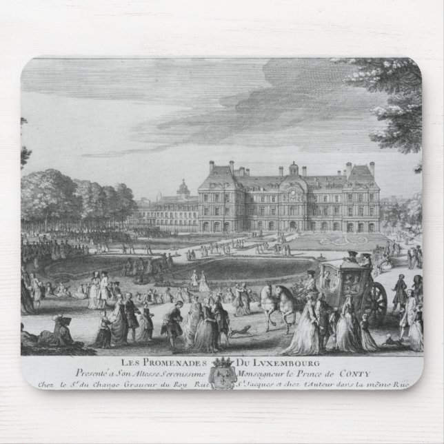 Gå i de Luxembourg trädgårdarna, 1729 Musmatta (Framsidan)
