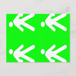 Gå i det gröna vykort