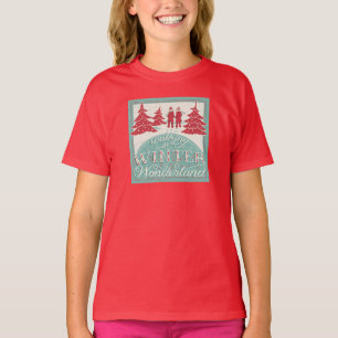 Gå i en vinterunderland t shirt