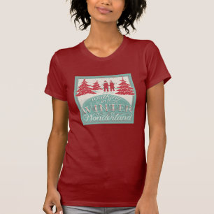 Gå i en vinterunderland t shirt