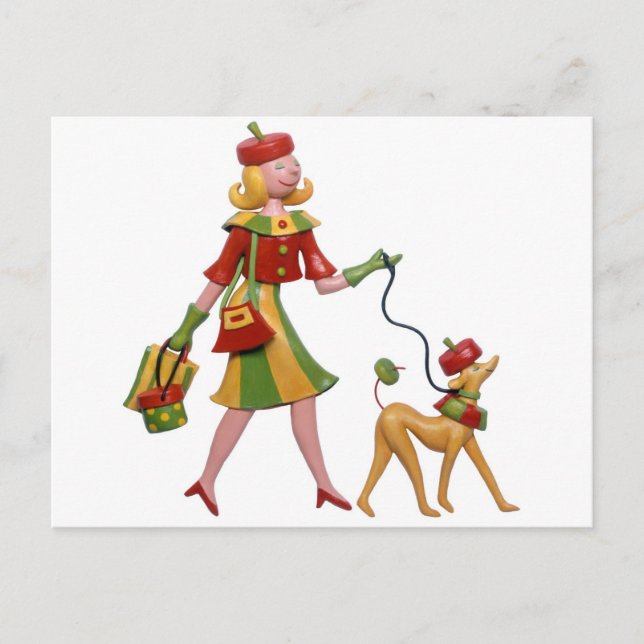 Gå i hund i stil! vykort (Framsida)