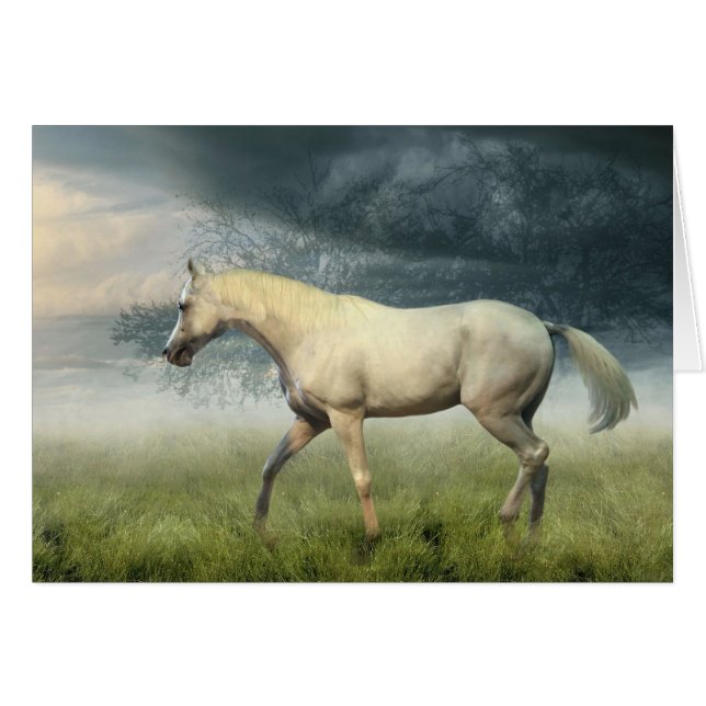 Gå i parkera hälsningskort (Framsidan Horizontal)