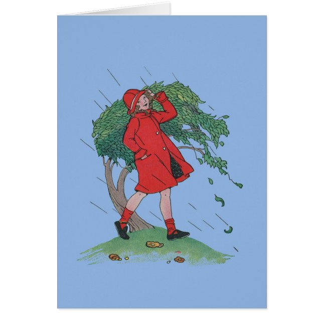 gå i regnet OBS kort (Framsidan)