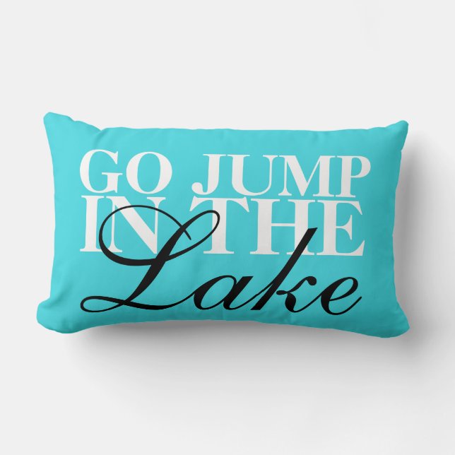 "Gå i Sjö" lumbalkudde Lumbarkudde (Framsida)