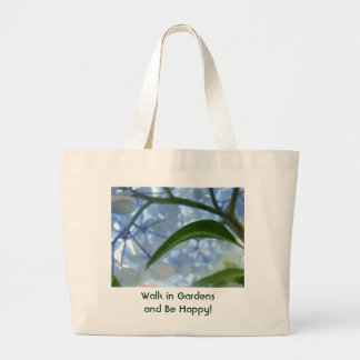 Gå i trädgårdar & Var Glad! Totebags Blommönster Jumbo Tygkasse