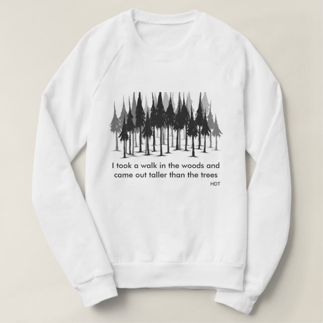 Gå i trät - tröja (Design framsida)