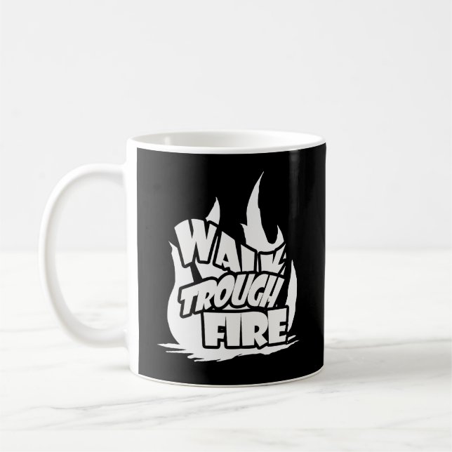 Gå igenom brand kaffemugg (Vänster)