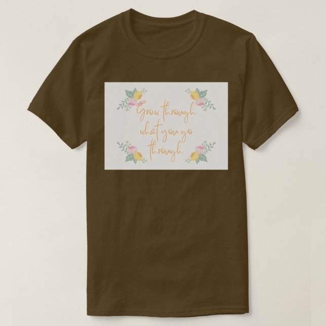 Gå igenom det du går igenom FLODRE Design T Shirt (Design framsida)