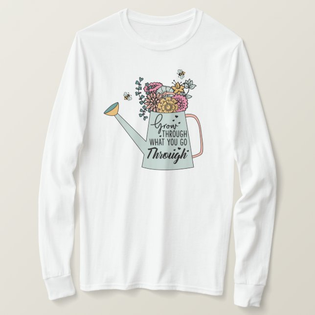 Gå igenom det du går igenom t shirt (Design framsida)