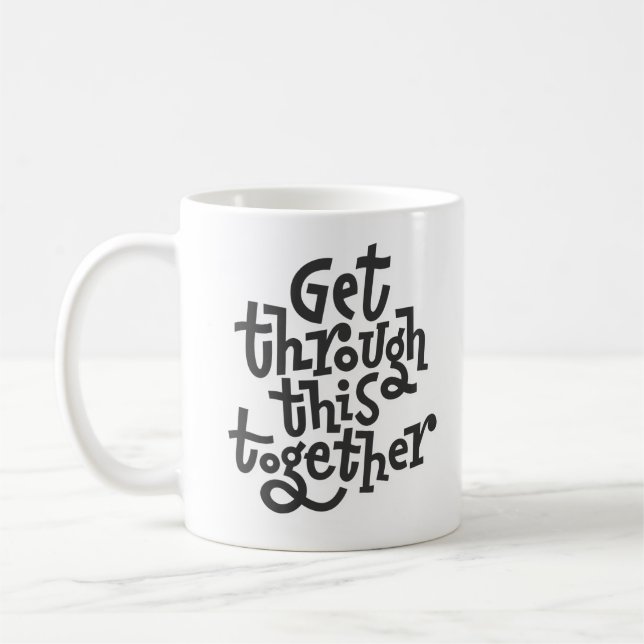 Gå igenom det här tillsammans kaffemugg (Vänster)