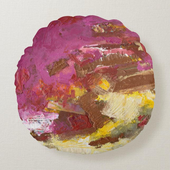 Gå igenom det rund kudde (Framsidan)