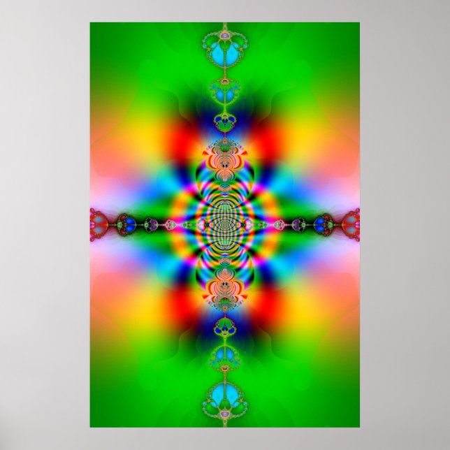 Gå igenom hyperrymden poster (Framsidan)