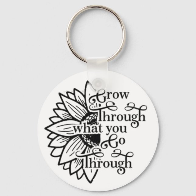 gå igenom knappen nyckelring (Framsida)