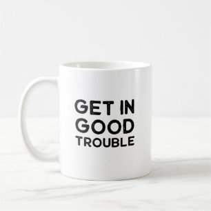 Gå in i Bra Trouble Policy Gift Kaffemugg