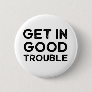 Gå in i Bra Trouble Policy Gift Knapp