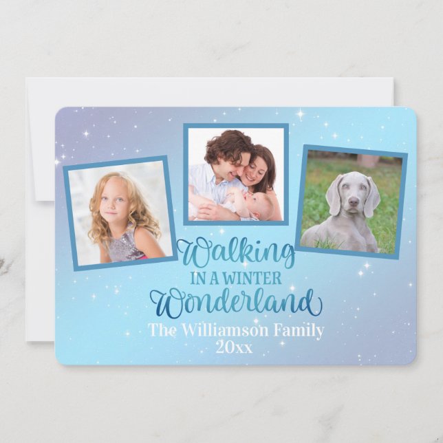 Gå in i en vinter Wonderland Three Photo (Framsida)