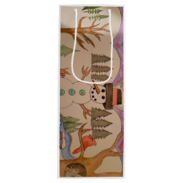 Gå in i en vinter Wonderland Vin Gift Bag